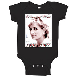 Princess Of Wales Diana Rihanna Style Vintage Baby One Piece Princess Of Wales Diana Rihanna Style Vintage Baby One Piece