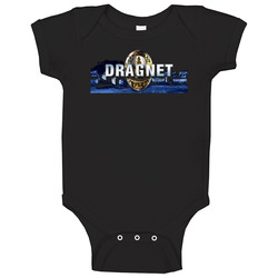 Dragnet 1960's Classic Tv Series Baby One Piece Dragnet 1960's Classic Tv Series Baby One Piece