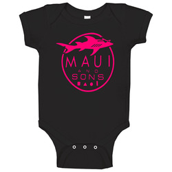 Maui And Sons Logo 2 Baby One Piece Maui And Sons Logo 2 Baby One Piece