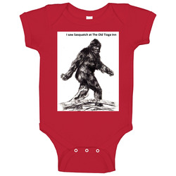 I Saw Sasquatch At Ricketts Glen State Park Baby One Piece I Saw Sasquatch At Ricketts Glen State Park Baby One Piece