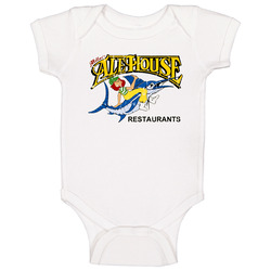 Millers Ale House Fast Food Restaurant Distressed Look Baby One Piece Millers Ale House Fast Food Restaurant Distressed Look Baby One Piece