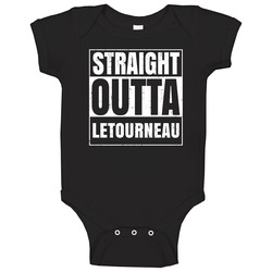Letourneau Tx University College Straight Outta Graduation Parody Fan Baby One Piece Letourneau Tx University College Straight Outta Graduation Parody Fan Baby One Piece