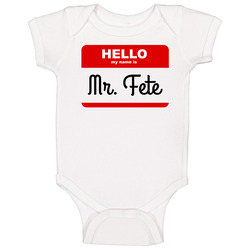 Mr Fete Baby One Piece Mr Fete Baby One Piece