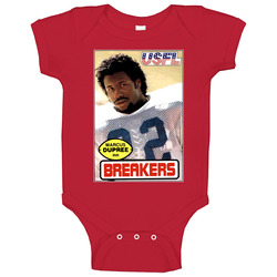Marcus Dupree New Orleans Portland Breakers Baby One Piece