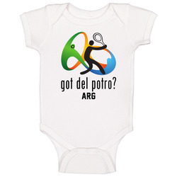 Got Juan Martin Del Potro Tennis Team Argentina Olympics Baby One Piece Got Juan Martin Del Potro Tennis Team Argentina Olympics Baby One Piece
