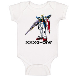 Wing Gundam Model Xxxg 01w Anime Brand New Classic White Baby One Piece Wing Gundam Model Xxxg 01w Anime Brand New Classic White Baby One Piece
