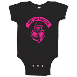 Save The Knockers Baby One Piece Save The Knockers Baby One Piece