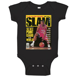 Slam Magazine Issue 22 Rafer Alston Popular Basketball Magazine Grunge Look Baby One Piece Slam Magazine Issue 22 Rafer Alston Popular Basketball Magazine Grunge Look Baby One Piece