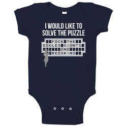 Solve The Puzzle - Dallas Tee Baby One Piece Solve The Puzzle - Dallas Tee Baby One Piece
