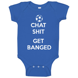 Jamie Vardy Chat Shit Get Banged Soccer Futball Football Baby One Piece Jamie Vardy Chat Shit Get Banged Soccer Futball Football Baby One Piece