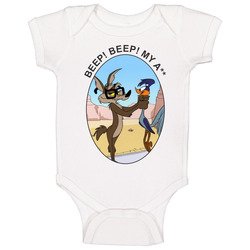 Roadrunner_beep Beep My A Baby One Piece