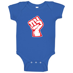 Ny Giants Logo Fist Cool New York Giants Logo Parody Go Giants Baby One Piece