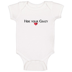 Hide Your Crazy Baby One Piece