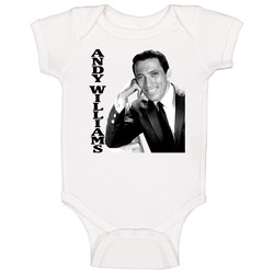 Music Crooner Andy Williams Moon River Baby One Piece