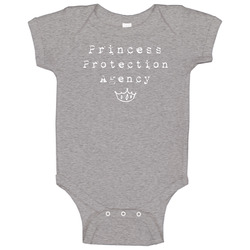 Prin Pro White Text Baby One Piece Prin Pro White Text Baby One Piece