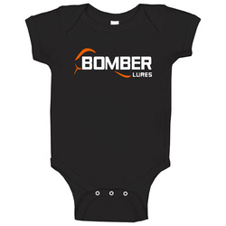 Bomber Lures Logo Popular Fishing Logo Baby One Piece