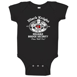 Black Knight Security Baby One Piece