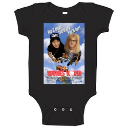 Wayne's World Cool 90's Comedy Vintage Classic Movie Fan Baby One Piece Wayne's World Cool 90's Comedy Vintage Classic Movie Fan Baby One Piece