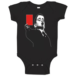 Red Card Kids Soccer Referee Funny Baby One Piece Red Card Kids Soccer Referee Funny Baby One Piece