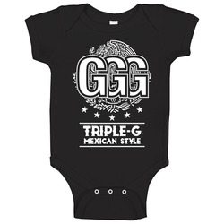 Triple G Mexican Style Ggg Black Baby One Piece Triple G Mexican Style Ggg Black Baby One Piece