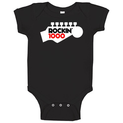 Rockin' 1000 1 Ken Black Baby One Piece Rockin' 1000 1 Ken Black Baby One Piece