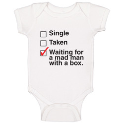Doctor Who Waiting For A Mad Man With A Box Baby One Piece Doctor Who Waiting For A Mad Man With A Box Baby One Piece