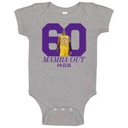 Kobe Bryant 60 Points La Los Angeles Basketball Fan Baby One Piece Kobe Bryant 60 Points La Los Angeles Basketball Fan Baby One Piece