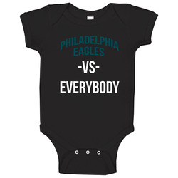 Philadelphia Eagles Vs Everybody Mens Baby One Piece Philadelphia Eagles Vs Everybody Mens Baby One Piece
