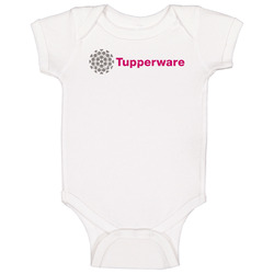 Tupperware Logo Popular Container Brand Food Fan Gift Baby One Piece Tupperware Logo Popular Container Brand Food Fan Gift Baby One Piece