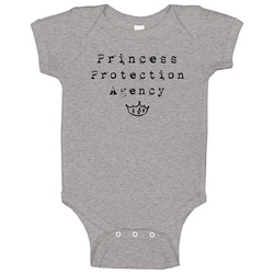 Princess Pro Black Text Baby One Piece Princess Pro Black Text Baby One Piece