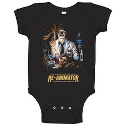Re-animator Cult Horror Movie Baby One Piece Re-animator Cult Horror Movie Baby One Piece