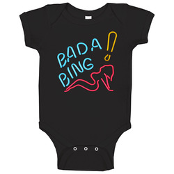 Sopranos Tv Show - Bada Bing 2 Baby One Piece Sopranos Tv Show - Bada Bing 2 Baby One Piece