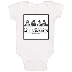 Duck Dynasty Not Your Average Millionaires Baby One Piece Duck Dynasty Not Your Average Millionaires Baby One Piece