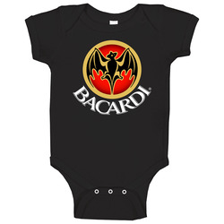 Bacardi Black Baby One Piece Bacardi Black Baby One Piece