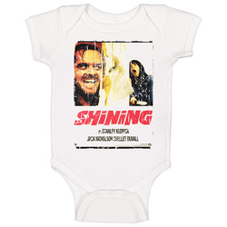 The Shining Movie Poster Retro Aged Look Baby One Piece The Shining Movie Poster Retro Aged Look Baby One Piece