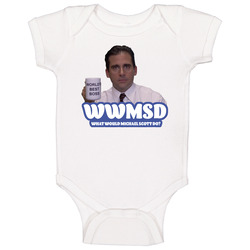 Wwmsd What Would Michael Scott Do The Office Fan Baby One Piece Wwmsd What Would Michael Scott Do The Office Fan Baby One Piece