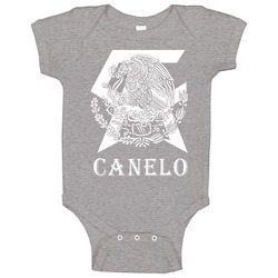 Canelo Logo Bird Charcoal Baby One Piece Canelo Logo Bird Charcoal Baby One Piece