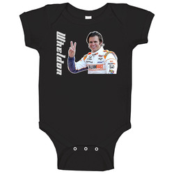 Race Car Driver England Dan Wheldon Baby One Piece Race Car Driver England Dan Wheldon Baby One Piece