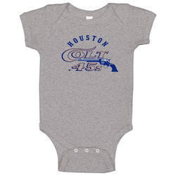 Houston Colt 45s Baseball Retro Baby One Piece Houston Colt 45s Baseball Retro Baby One Piece