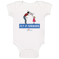 Fly It Forward (man) - Standard Style Baby One Piece Fly It Forward (man) - Standard Style Baby One Piece