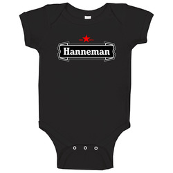 Hanneman Star Black Baby One Piece Hanneman Star Black Baby One Piece
