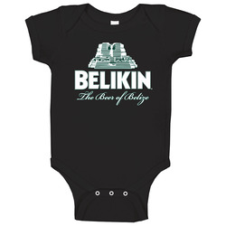 Belikin Beer Belize Central America Drink Bar Logo Symbol Baby One Piece Belikin Beer Belize Central America Drink Bar Logo Symbol Baby One Piece