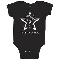 The Sisters Of Mercy D779hw B Baby One Piece The Sisters Of Mercy D779hw B Baby One Piece