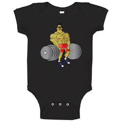 Misc Bert Deadlift Baby One Piece Misc Bert Deadlift Baby One Piece