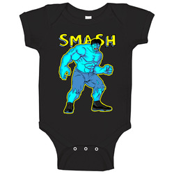 J11gammablluehulkblck Baby One Piece J11gammablluehulkblck Baby One Piece