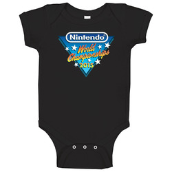 Nintendo World Championships 2015 Baby One Piece Nintendo World Championships 2015 Baby One Piece