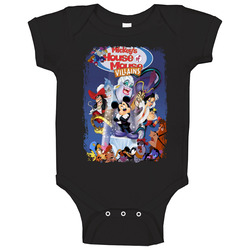 Mickeys House Of Villains Spooky Kids Movie Halloween Baby One Piece Mickeys House Of Villains Spooky Kids Movie Halloween Baby One Piece