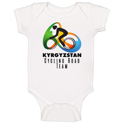 Kyrgyzstan Cycling Road Team Rio 2016 Olympic Event Logo Baby One Piece Kyrgyzstan Cycling Road Team Rio 2016 Olympic Event Logo Baby One Piece