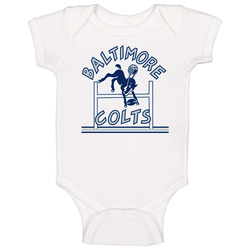 Baltimore Colts Retro Football Team Baby One Piece Baltimore Colts Retro Football Team Baby One Piece