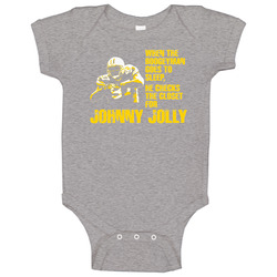 Football Green Bay Boogeyman Gb G.b Johnny Jolly Baby One Piece Football Green Bay Boogeyman Gb G.b Johnny Jolly Baby One Piece